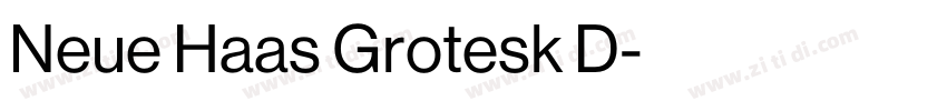 Neue Haas Grotesk D字体转换 Neue Haas Grotesk D字体转换